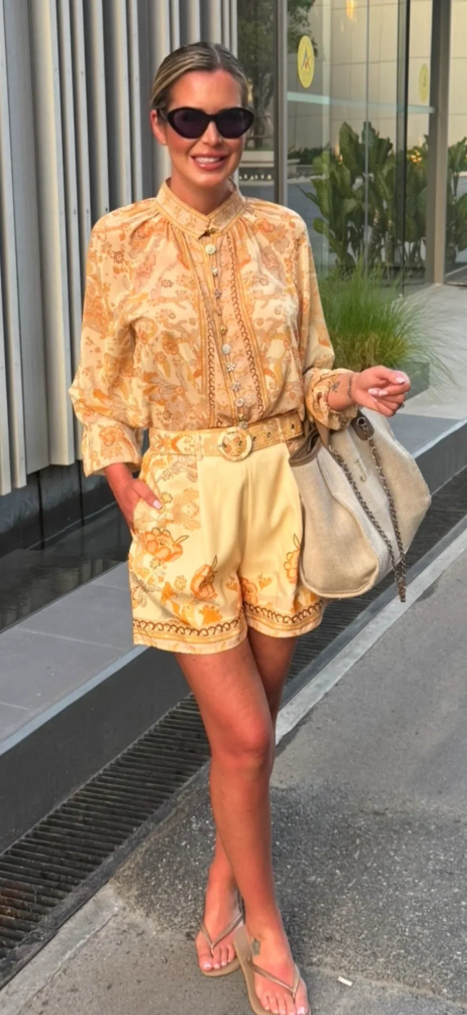 Elly two piece set (with a belt)